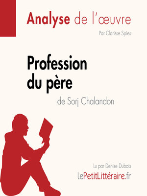 cover image of Profession du père de Sorj Chalandon (Fiche de lecture)